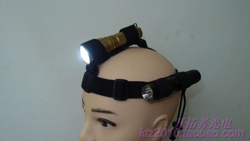Высококачественный фонарь, повязка на голову, светодиодная лента, второе поколение, на резинке