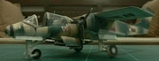 Mô hình giấy thủ công 3D DIY 1:72 US OV-10 Mustang TT1004 mô tả giấy máy bay ném bom chiến thuật