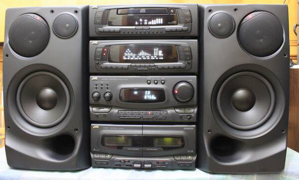 Подержанный сочетание звук япония   JVC  G7 сочетание звук компьютер динамик   JVC сочетание звук