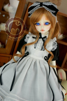 taobao agent [Meow House] MSD/MDD Lolita maid dress (Black Yao) 1/4/bjd/4 baby clothing