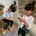 Cô gái dài tay áo sơ mi 2018 mùa xuân mới Hàn Quốc phiên bản của trẻ em hoang dã của trắng bông áo sơ mi bé mùa thu áo sơ mi Áo sơ mi