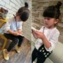 Cô gái dài tay áo sơ mi 2018 mùa xuân mới Hàn Quốc phiên bản của trẻ em hoang dã của trắng bông áo sơ mi bé mùa thu áo sơ mi thời trang trẻ em hàn quốc