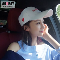 Mũ nữ mùa hè Hàn Quốc phiên bản của hoang dã thường mũ bóng chày mũ mặt trời thư cap tình yêu ngọt ngào hat mặt trời triều 	gậy bóng chày gỗ	
