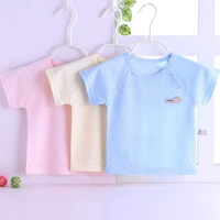 Trẻ em Nửa Tay Áo Phim Hoạt Hình Mỏng Quần Áo Trẻ Em Bé Ngắn Tay Áo T-Shirt Boy Con Bé Mùa Hè Mùa Xuân Bông Top áo phông bé trai 1-12 tuổi