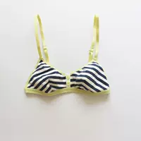 B39 Pháp cotton tam giác cup bikini áo ngực đồ lót cô gái đồ lót sinh viên áo ngực người yêu quần lót su