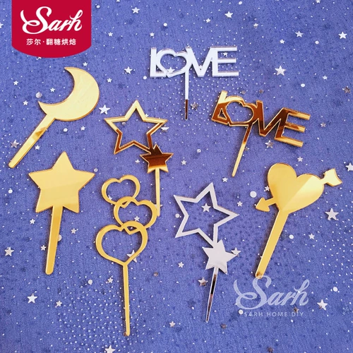Tomber Golden Silver Star Love Collection Collect