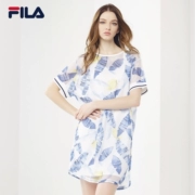 Fila Fila váy mùa hè mới hai mảnh ngắn tay áo thể thao nữ | F51W828305F