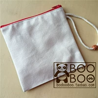 Хлопковый квадратный кошелек с молнией, сумка, ручная роспись