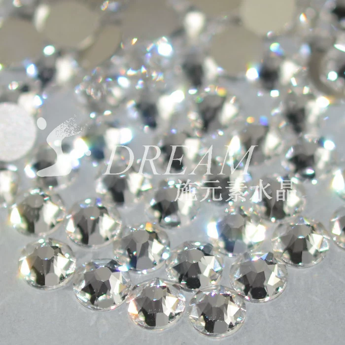 Кристаллы Swarovski Elements 2058 плоский Diamond Diamond мобильный ноготь DIY Diamond Material 001 Белый Олимпийский Diamond