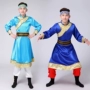 Trang phục múa Mông Cổ mới trang phục thiểu số trang phục người lớn Mông Cổ trang phục biểu diễn Mông Cổ nam thời trang nữ