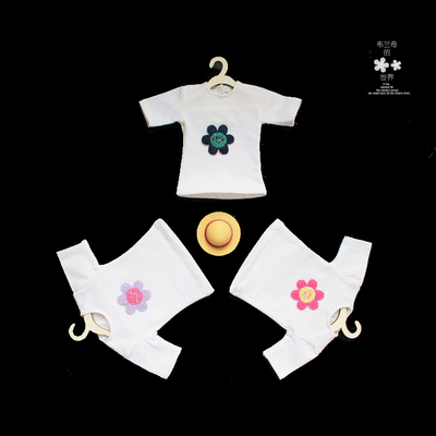 taobao agent [Branci] BJD, SD doll clothes 6 points and 4 points pure cotton flower cute T -shirt (spot)