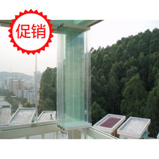 Балконное окно 海口封阳台 无框折叠窗 有框折叠窗 全开窗户