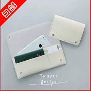 Korea Simple Passport Clip Mềm và nhẹ Mobile Tiền giấy Ví đa năng