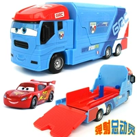 Câu chuyện xe ô tô Đồ chơi trẻ em Đồ chơi trẻ em Triumph Container Bộ kết hợp Khởi động Catapult Racing Tổng huy động - Chế độ tĩnh mô hình nhà