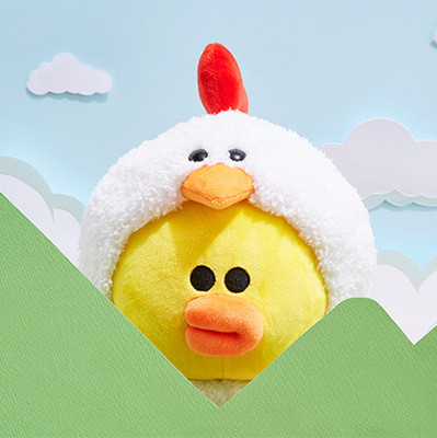 韩国正品代购line friends 莎莉鸡 2017鸡年公仔 毛绒玩具 玩偶