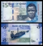[Châu phi] thương hiệu mới UNC Ghana 5 Cedi 2017 tiền giấy nước ngoài tiền tệ ngoại tệ tiền xu trung quốc cổ