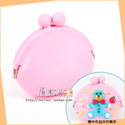 taobao agent Silicone mouth gold bag