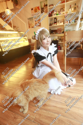 taobao agent Love Live! Nan Xiao Bird Nanqin Pear Bow Send Bows Send Linel color 80 cm cos wigs