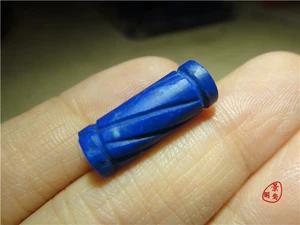 Afganistan Afganistan 然 Natural West Asian Laoshi Golden Stone Tube Barrel Diy Diy Древняя жемчужина 245