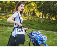 Túi đựng xác ướp phiên bản tiếng Hàn của túi đa năng Túi đựng túi đeo vai mẹ cỡ lớn cho bé túi đựng đồ cho mẹ bỉm sữa