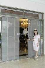 Москитные сетки, Экраны 4代拉链 南京抗强风隐形纱窗铝合金防盗窗卷帘卷筒式防蚊纱窗纱门