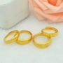Cặp nhẫn vàng cát Việt Nam trên đôi sao cổ điển mịn màng không phai 999 nhẫn giả vàng 24k màu vàng - Nhẫn nhẫn cặp