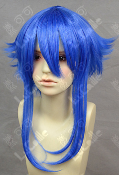 taobao agent Vocaloid, blue long wig, cosplay