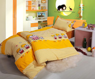 2018 hoàng tử ếch mẫu giáo chăn ba mảnh bông trẻ em giường quilt cover pillowcase pillowcase phim hoạt hình