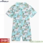 Áo tắm chống nắng trẻ em Spot NEXT áo tắm một mảnh 2018 mùa hè cho bé trai màu xanh kỳ lân sấy khô nhanh - Đồ bơi trẻ em thoi trang tre em