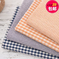 Bông vải cotton vải đầu tiên nhuộm dệt kẻ sọc váy quần áo quần áo sơ mi quần áo trẻ em của nhãn hiệu DIY vải cotton da cá