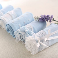 Quần lót Hộp quà tặng 6 Gói Đồ lót nữ Cotton Cotton Đồ lót của phụ nữ Hộp quà tặng Màu da kết hợp Thịt quần sịp nam