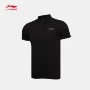 Li Ning áo ngắn tay polo nam Wade series mùa hè ve áo thể thao đan APLL033 - Áo polo thể thao áo polo trắng