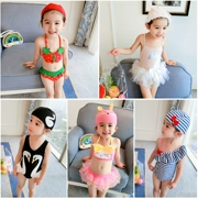 Trẻ em mùa hè đồ bơi cô gái cô gái Hàn Quốc dễ thương đồ bơi bé bé Xiêm chia bộ bikini công chúa