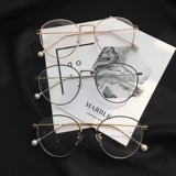 Ретро металлические свежие очки подходит для мужчин и женщин, в корейском стиле