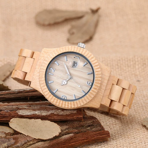 Мужские деревянные часы