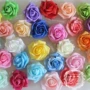 Hoa hồng nhân tạo hoa giả hoa giả PE hoa hồng nhân tạo hoa 6 ~ 7cm bọt hoa đầu hoa - Hoa nhân tạo / Cây / Trái cây giả hạc đột biến
