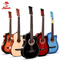 Подлинная красная хлопчатобумажная гитара ZS-1/S-1 38-дюймовая бейлум не хватает деревянной гитары для начинающих гитаров