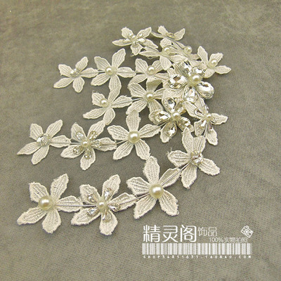 taobao agent Hair accessory for bride, lace dress, flowered