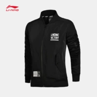 Li Ning loạt cuộc sống áo khoác ấm thể thao đứng cổ áo mùa đông ngắn dày dây kéo thể thao của phụ nữ áo 2018 áo phao nữ dáng ngắn hàn quốc