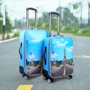 Hành lý nữ 24 inch dễ thương của sinh viên đại học Phiên bản tiếng Hàn của vali du lịch 20 đòn bẩy nhỏ vali tươi 26 hộp mật khẩu 2