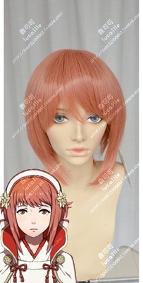 taobao agent Flame Malley Clamp Ending bobo head, short hair, short hair brick orange anime cosplay wig