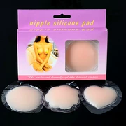 Núm vú phụ nữ núm vú dán ngực silicone dán áo ngực vô hình Không có dấu vết chống va chạm chống ánh sáng quầng vú bảo vệ - Nắp núm vú