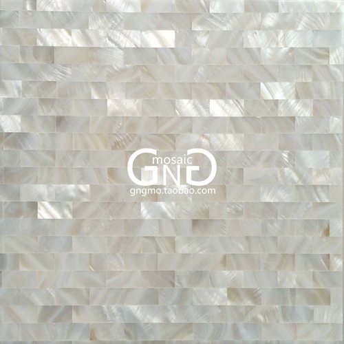 Натуральные раковины мозаика мозаика белая i-пластина плотно сплайсированная телевизионная комната