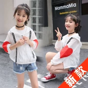 Cô gái mặt trời bảo vệ quần áo 2018 mùa hè mới Hàn Quốc phiên bản của bảo vệ UV trẻ em mùa hè trẻ em quần áo chống nắng áo khoác mỏng