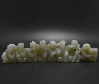 Юй Цзяньвен Фан Я. Яд Джейд Лао Джейд Коллекция в династии Цин и Тайаню Баксианская Городская Бумага Небольшое украшение