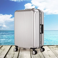 Thời trang mùa hè unisex phổ wheel xe đẩy trường hợp vali khung nhôm trường hợp hành lý vali đi du lịch