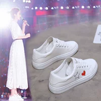 Nhỏ màu trắng giày nữ 2018 mùa hè mới Hàn Quốc giản dị giày sinh viên thể thao hoang dã junior high school 1992 giày vải phụ nữ giầy nữ
