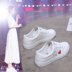 Nhỏ màu trắng giày nữ 2018 mùa hè mới Hàn Quốc giản dị giày sinh viên thể thao hoang dã junior high school 1992 giày vải phụ nữ Plimsolls
