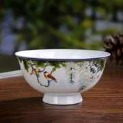 Jingdezhen bát cơm nhà xương Trung Quốc bát cơm bát nhỏ bát cao xương Trung Quốc bát bát thực tế bát bộ đồ ăn