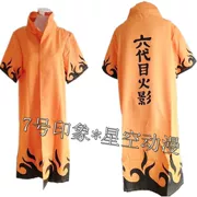 Naruto COS quần áo cosplay quần áo Sáu thế hệ áo choàng lửa - Cosplay